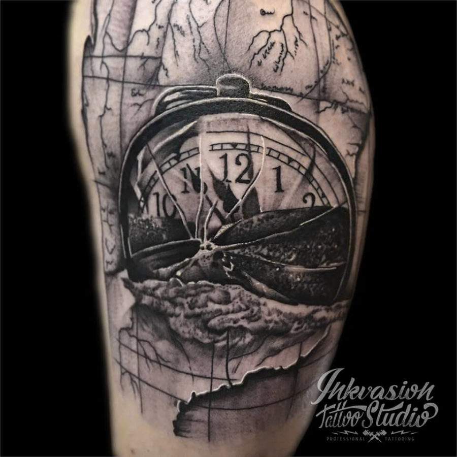 Pocket Watch Tattoo