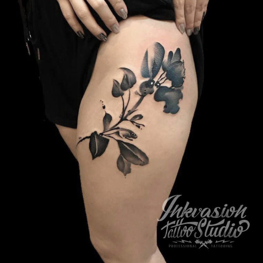 Black & Grey Flowers