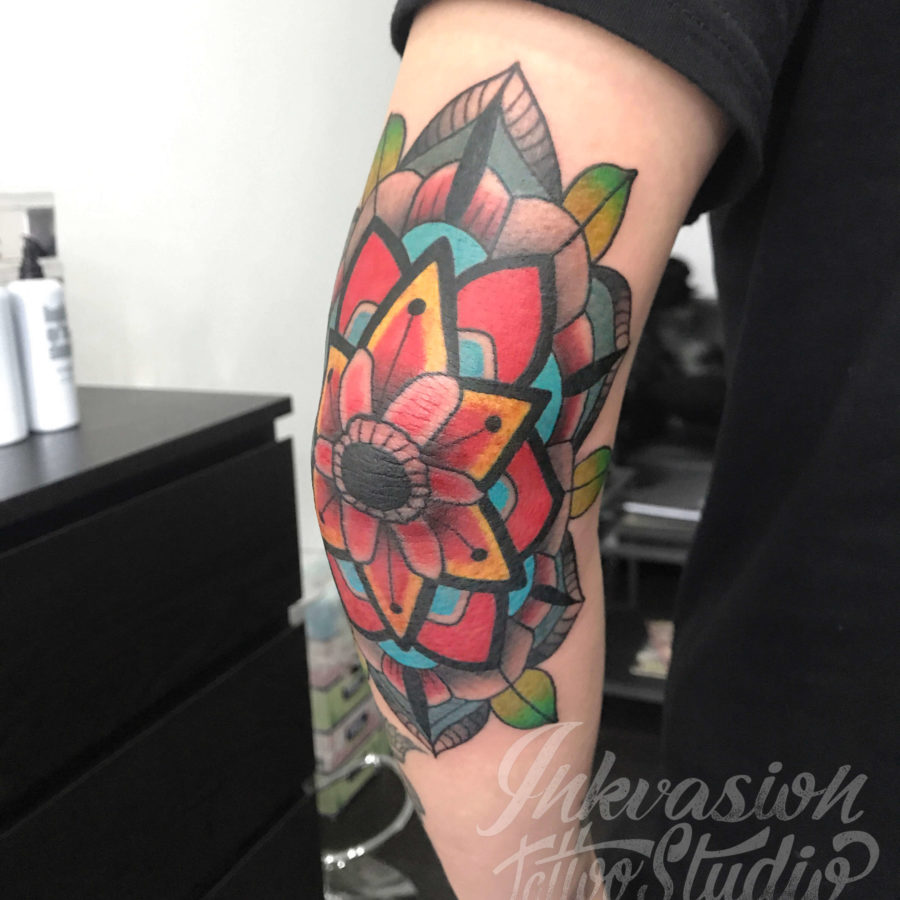 Colorful Mandala Tattoo
