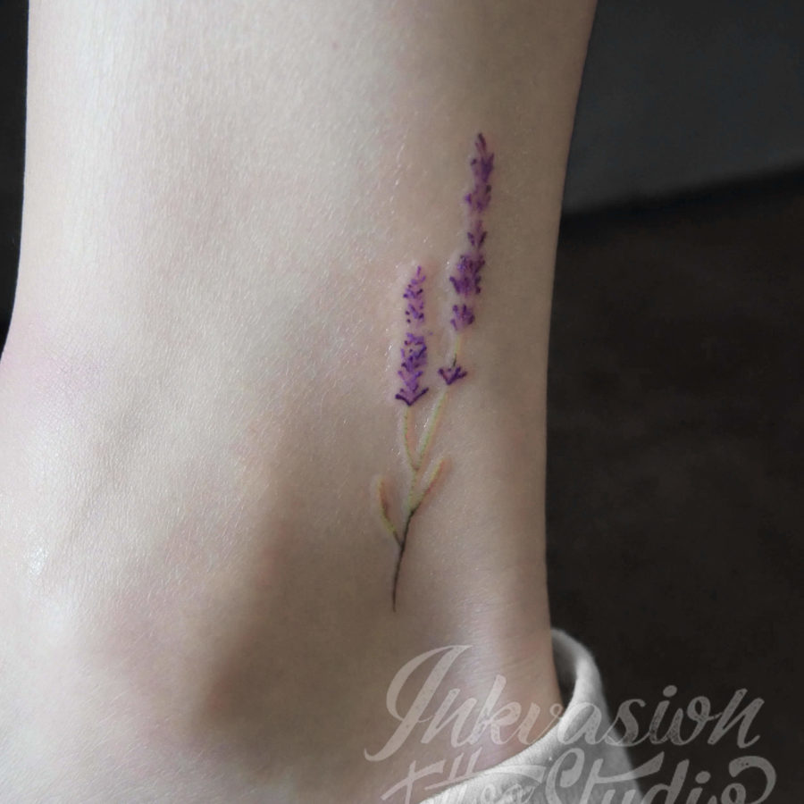 Tiny Wildflower Tattoo